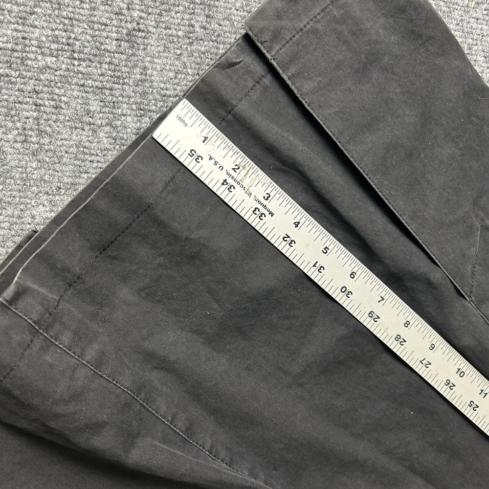 Burberry London Coat Womens 10 Black Cotton Nova Check Lined Rain Mid Length - Picture 5 of 8